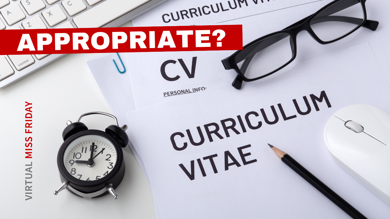 Does A Virtual Assistant Need A CV | Virtual Miss Friday